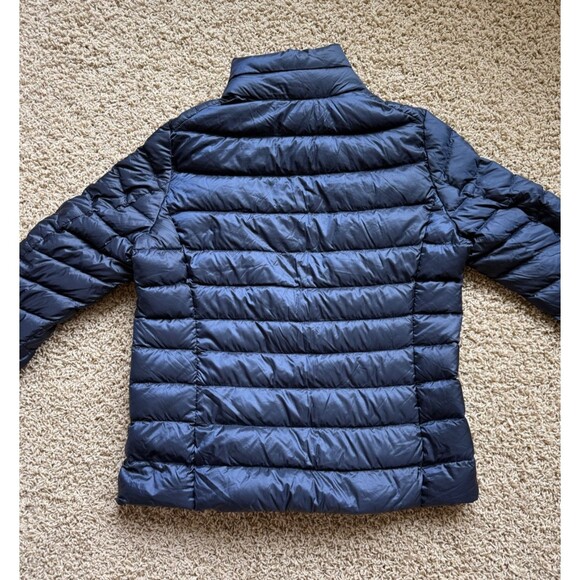 UNIQLO Down Packable Full Zip Puffer Jacket Kids Youth Size XL Blue Lightweight - Picture 11 of 11